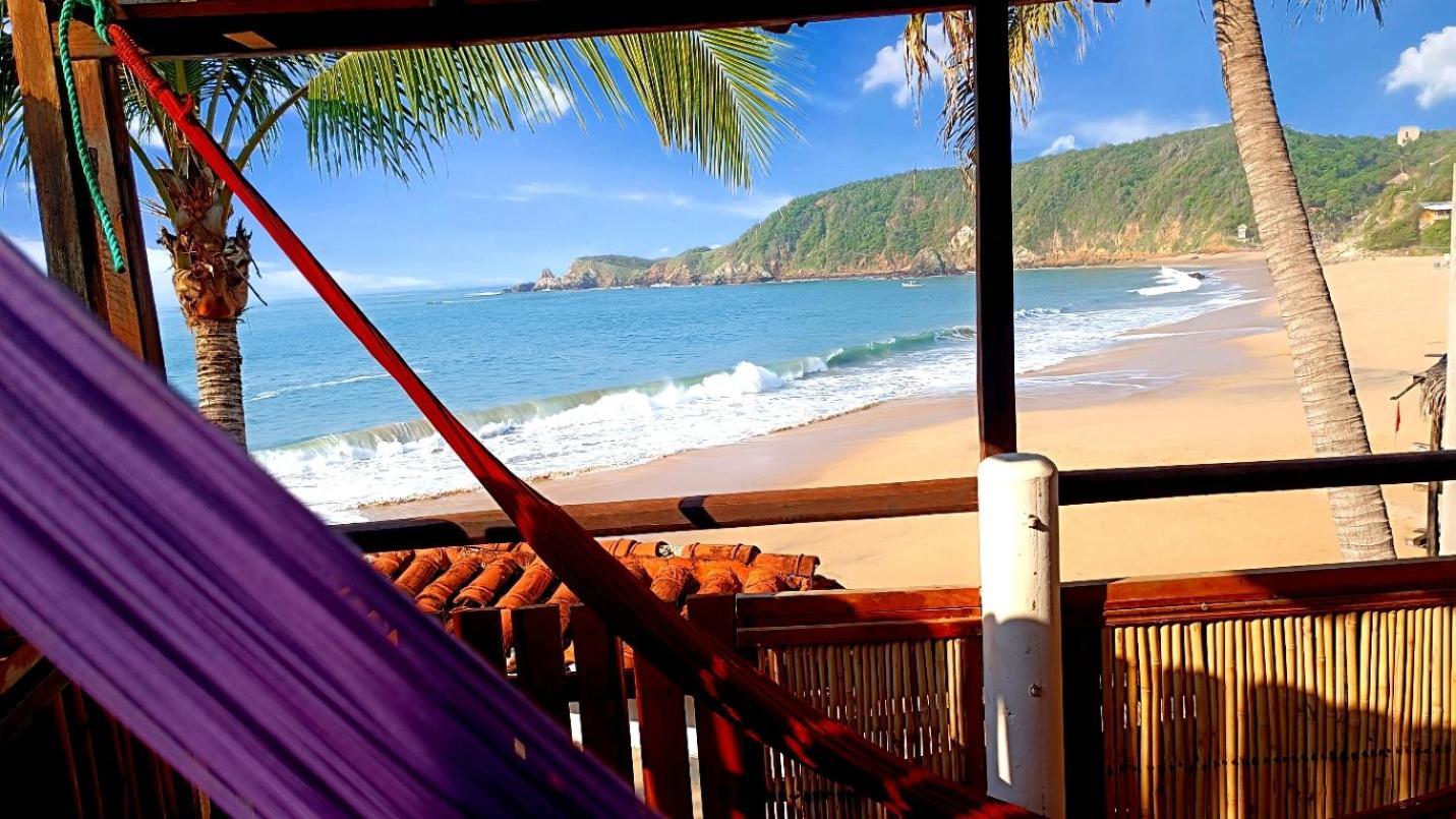 Posada Ziga Playa Mazunte Exterior foto